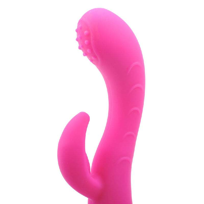 Silicone Dual Motors GSpot Vibrator Pink